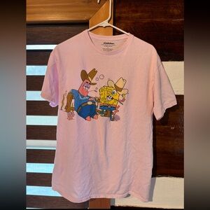 Nickelodeon Pink SpongeBob and Patrick Tee Shirt